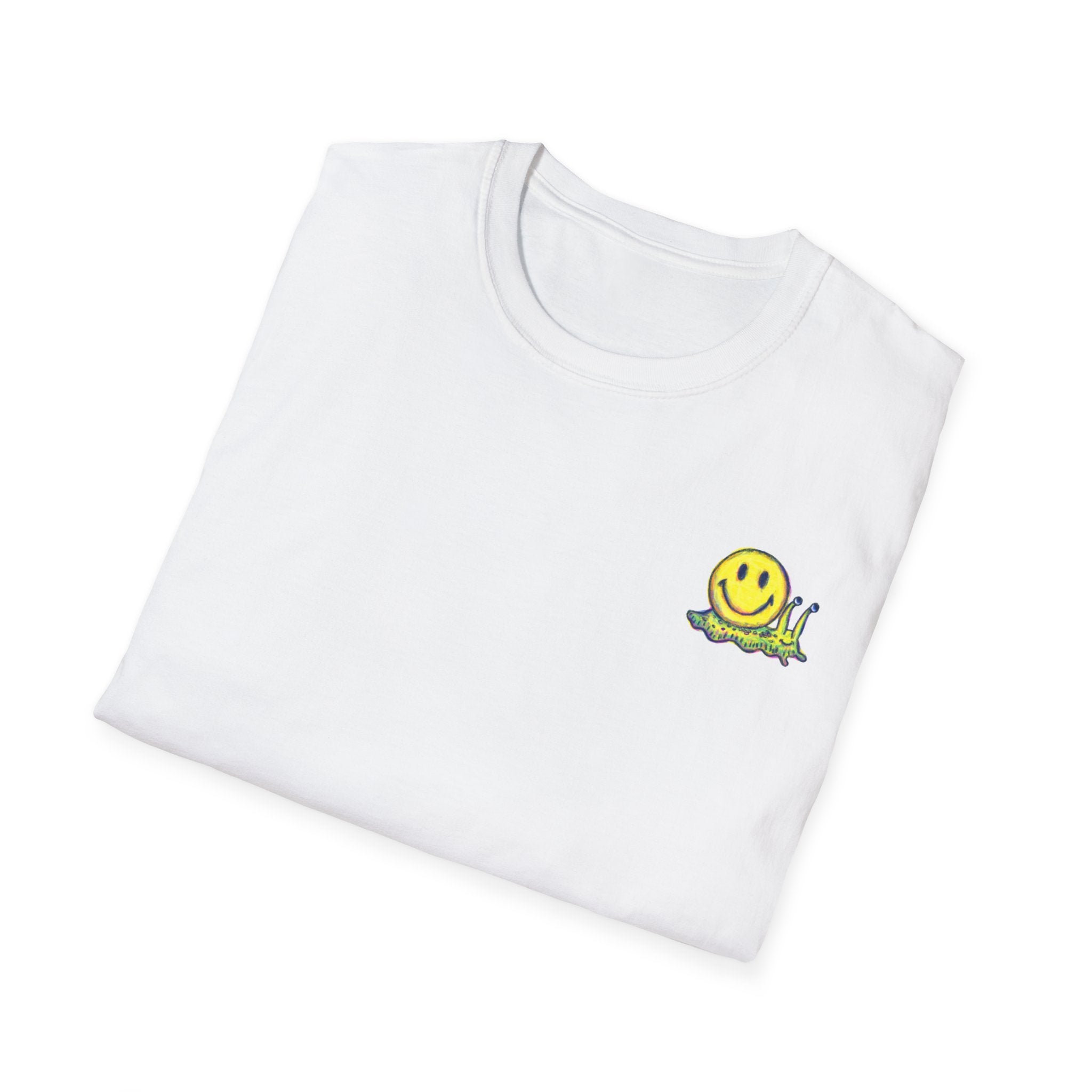Smiley Snail T-Shirt — Retro Cute Smiling Snail Graphic Tee