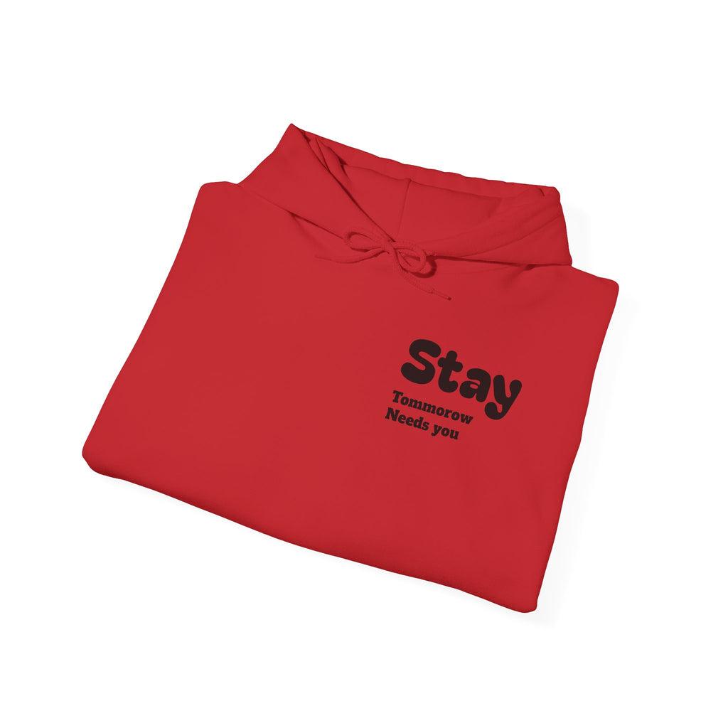 Hoodie — 'You're Enough' Minimal Mental Health Support Pullover