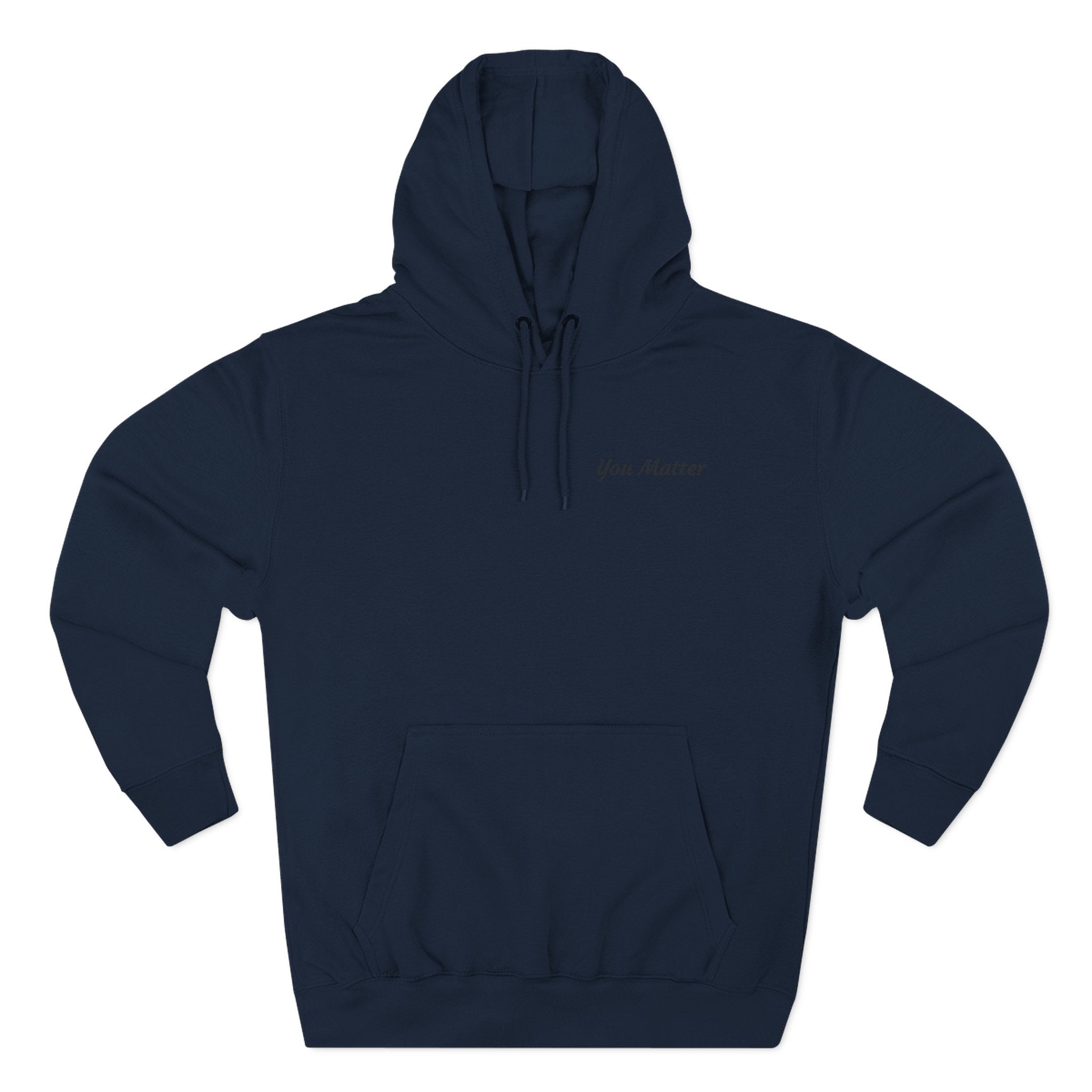You Matter Hoodie — Minimal Self-Care Fleece Pullover