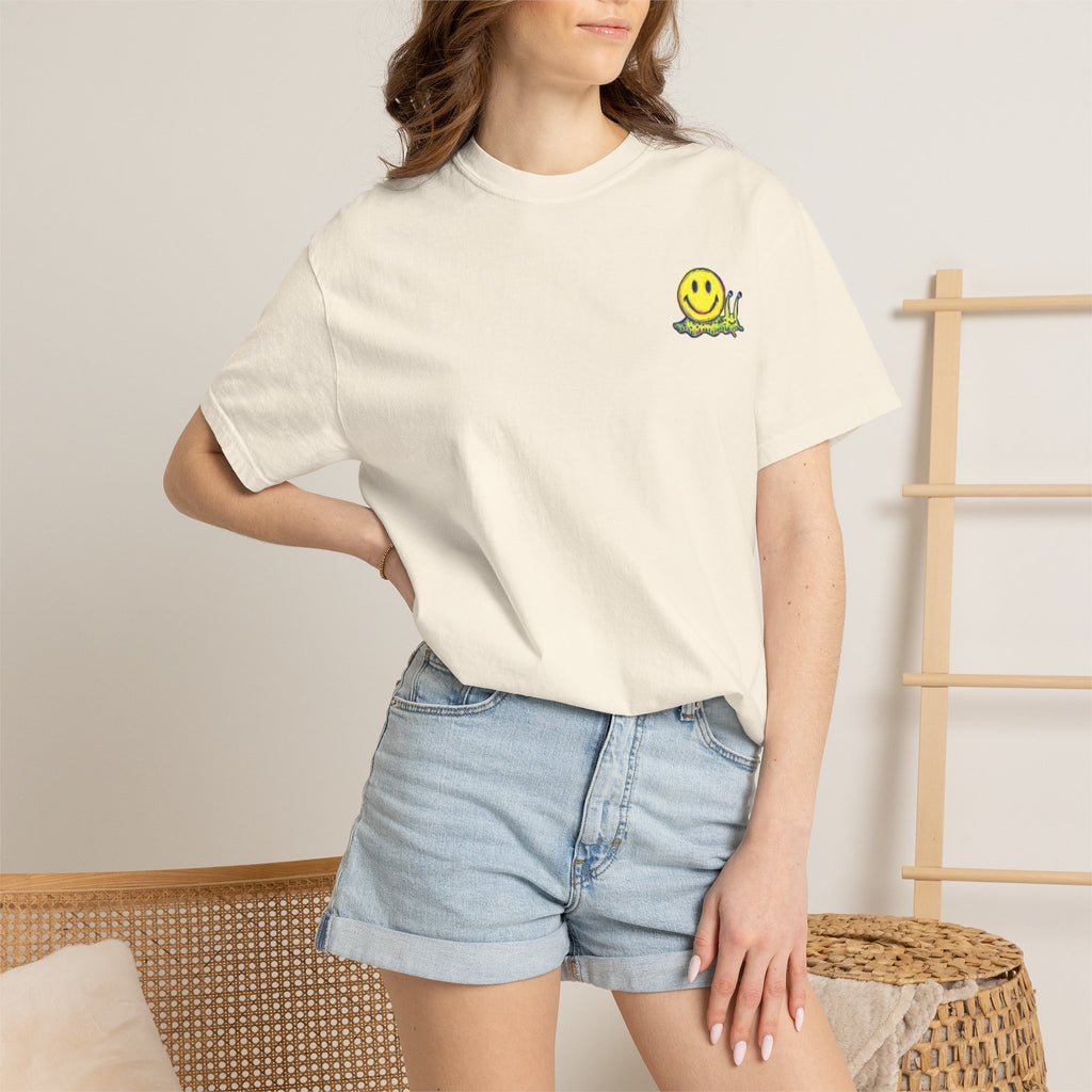 Smiley Snail T-Shirt — Retro Cute Smiling Snail Graphic Tee