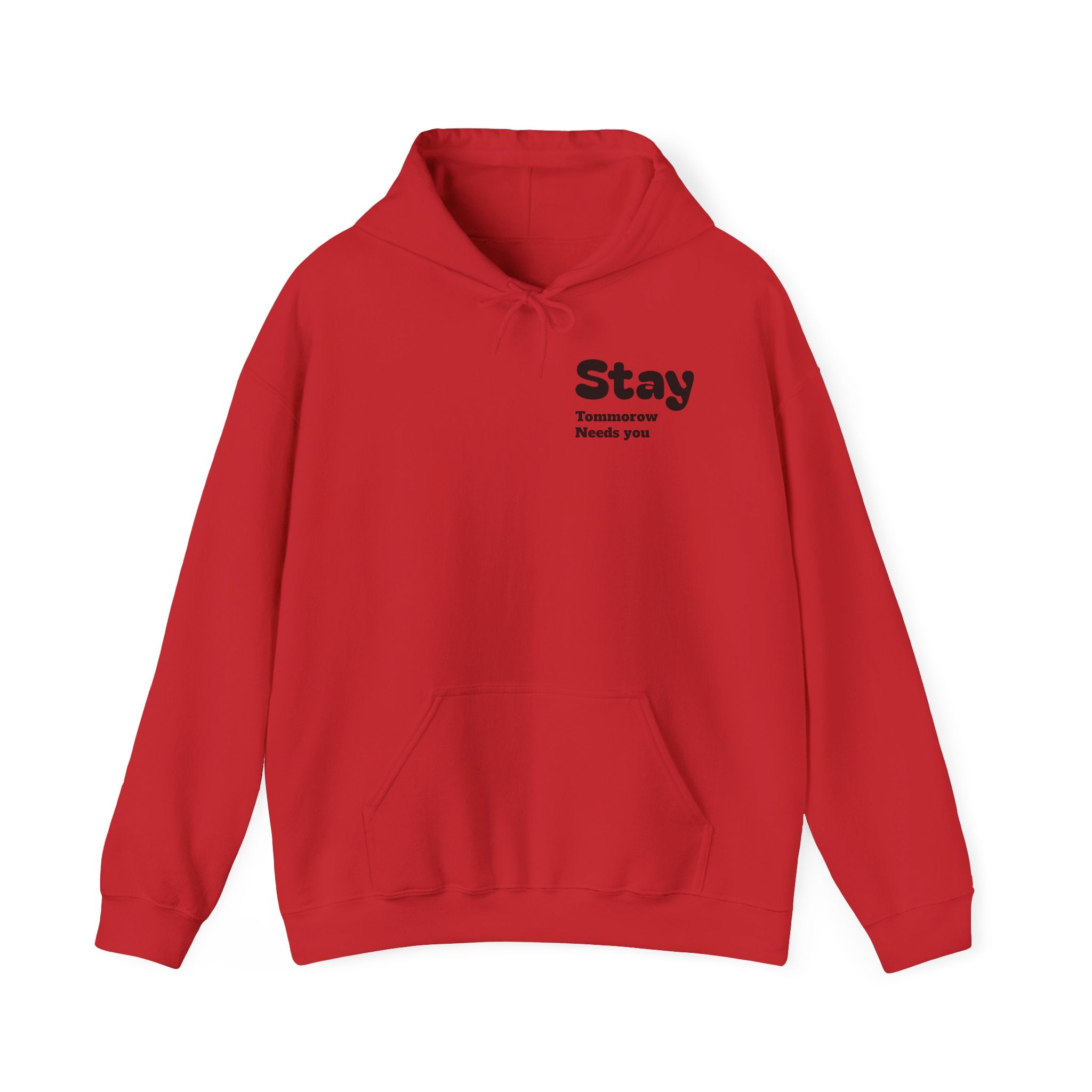 Hoodie — 'You're Enough' Minimal Mental Health Support Pullover